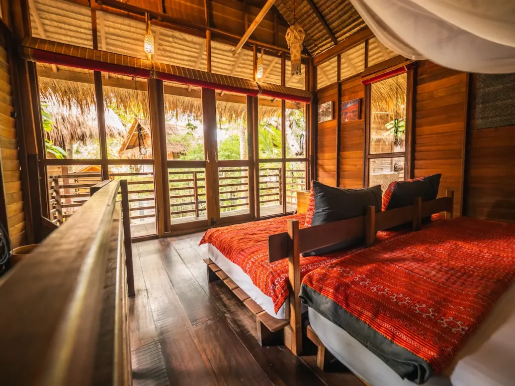 Castaway Resort on Koh Lipe's Breezy Bungalow Bedrrom